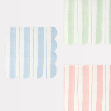 Ticking Stripe Cocktail Napkins