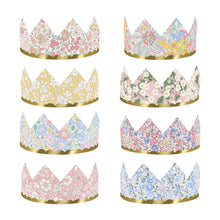  Liberty Print Party Crowns Set of 8