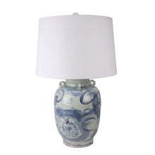  Porcelain Hand-Painted Brush Stroke Lamp