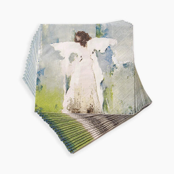 New Beginnings Angel Cocktail Napkin