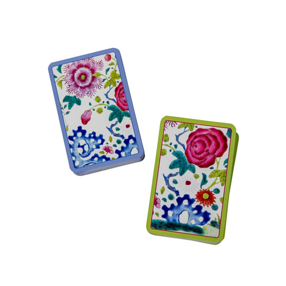 Floral Porcelain Playing Cards