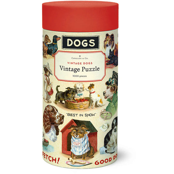 Vintage Dogs 1,000 Piece Puzzle