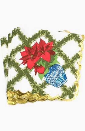 Poinsetta Napkin