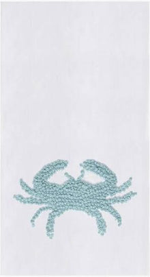  French Knot Crab Kitchen Towel