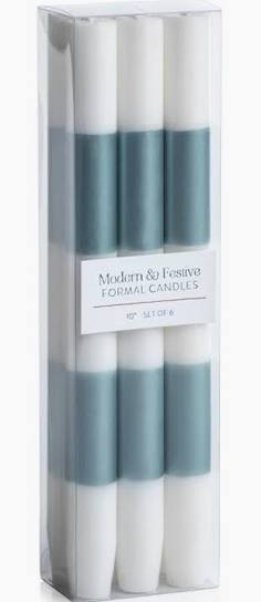 Modern and Festive Formal Candles