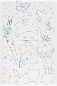  Easter Coloring Tablecloth