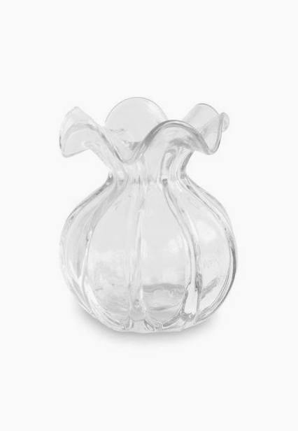 Glass Vento Medium Clear Bud Vase