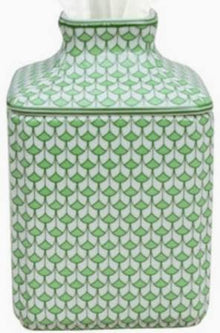  Green Porcelain Tissue Box
