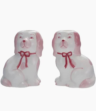 Staffordshire Dog Taper Holder