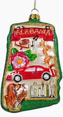  Alabama Theme Christmas Ornament
