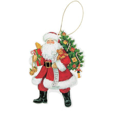  Santa Ornament Tag