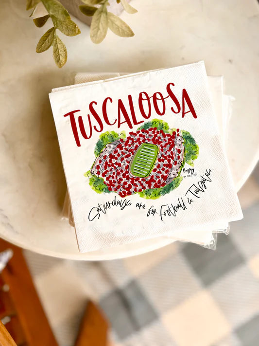 Tuscaloosa Lunch Size Napkins Set of 20