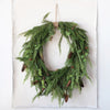 Pine Wreath With Jute Hanger