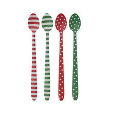  Enameled Stainless Steel Cocktail Spoon 4 Styles