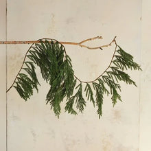  72" Faux Cryptomeria Garland