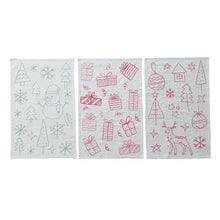  Embroidered Tea Towel Set of 3