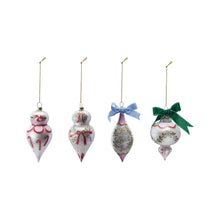  Hand Painted Glass Ornament 4 Styles