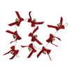 Metal Bell Garland with Red Bows