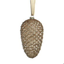  Gold Aspen Glass Pinecone Ornament