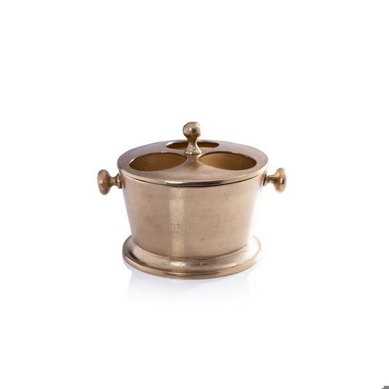 Gold 3 Hole Wine Bottle Holder