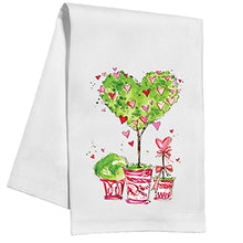  Heart Topiary Kitchen Towel