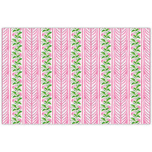  Pink Hydrangea Stripe Placemats