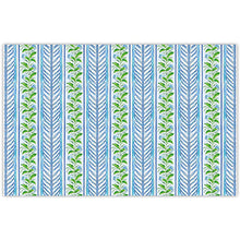  Blue Hydrangea Stripe Placemats