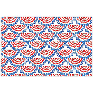 Red, White, & Blue Bunting Placemats