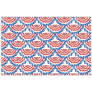 Red, White, & Blue Bunting Placemats