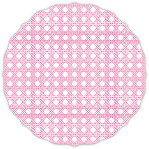 Pink Cane Die-Cut Placemats