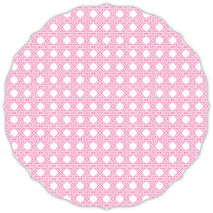Pink Cane Die-Cut Placemats