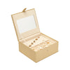 Gold Jodi Jewelry Box- 2 Tray