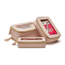  Pink Leah Stacking Cosmetic Case