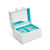 Small White Kendall Jewelry Box