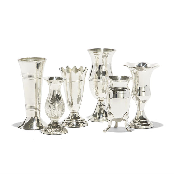 Single Queen Annes Silver Vase