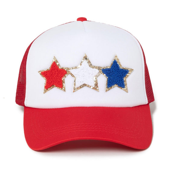 Red Patriotic Trucker Hat