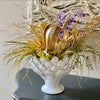 Small White Artichoke Footed Centerpiece