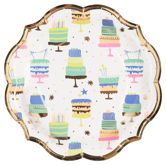 Birthday Cake Dessert Plate