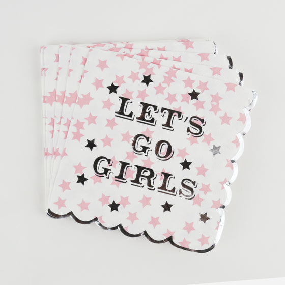 Let's Go Girls Guest Towels