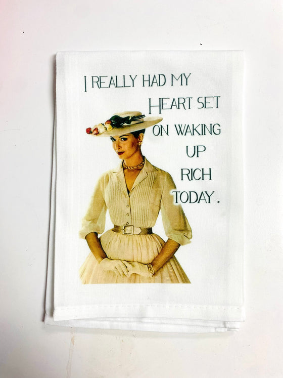 Had My Heart Set Kitchen Towel