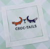 Embroidered Linen Cocktail Napkin