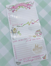  In The Kitchen Notepad