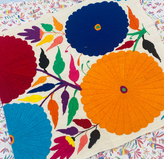 Handcrafted Multi-Color Otomi Table Runner