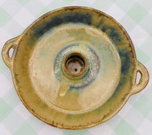  Stoneware Dish with Toothpick Holder