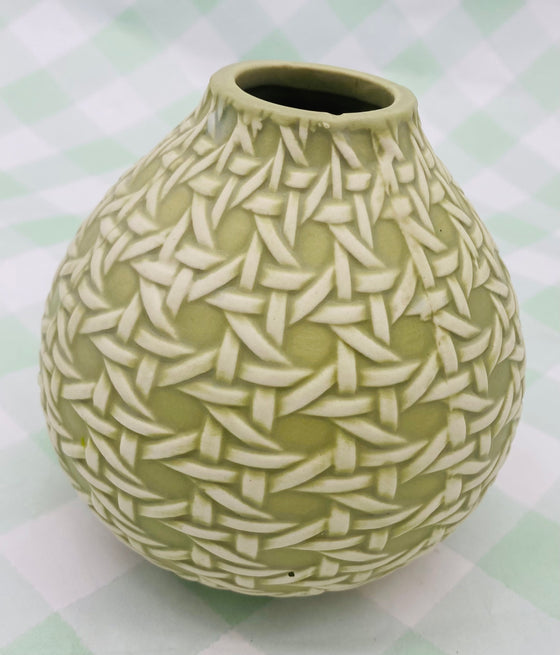 Embossed Medium Cane Vase