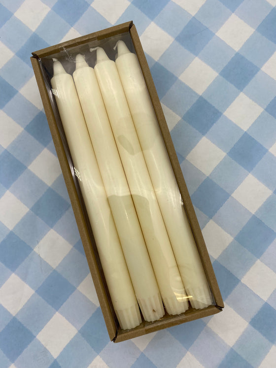 Unscented 10" Taper Candles