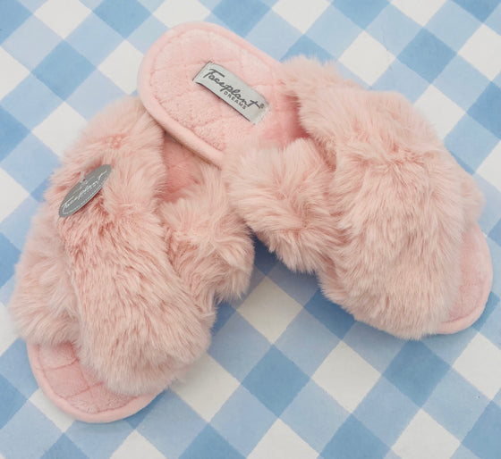 Pink Furry Slippers