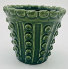 Small Hobnail Green Planter