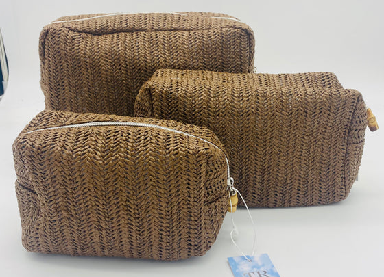 Brown On-Board Straw Cosmetic