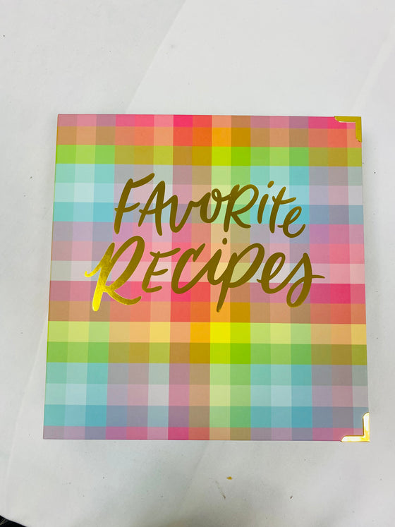 Favorite Recipes Binder